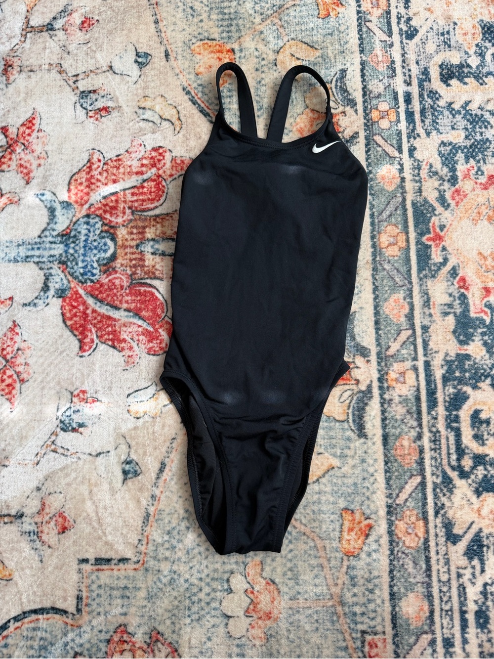Nike Black Hydrastrong Racerback One-Piece Swimsuit